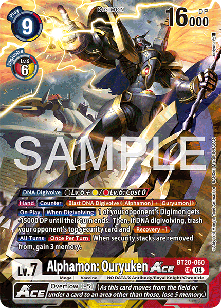 BT20-060Alphamon: Ouryuken ACE