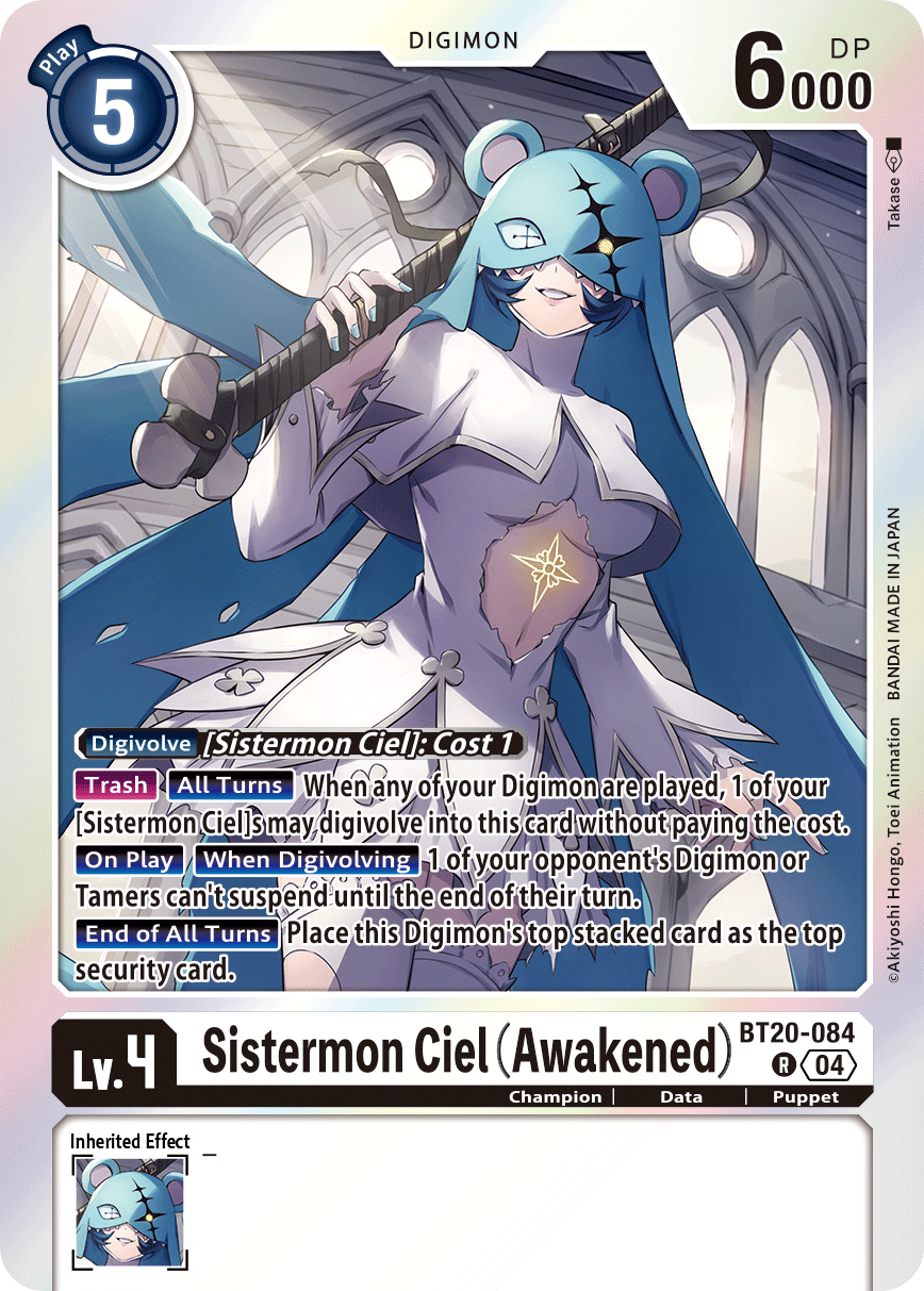 BT20-084Sistermon Ciel (Awakened)