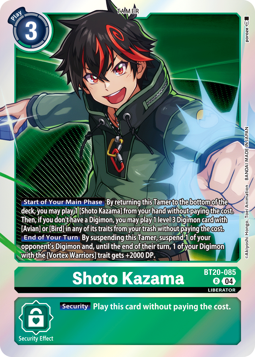 BT20-085Shoto Kazama