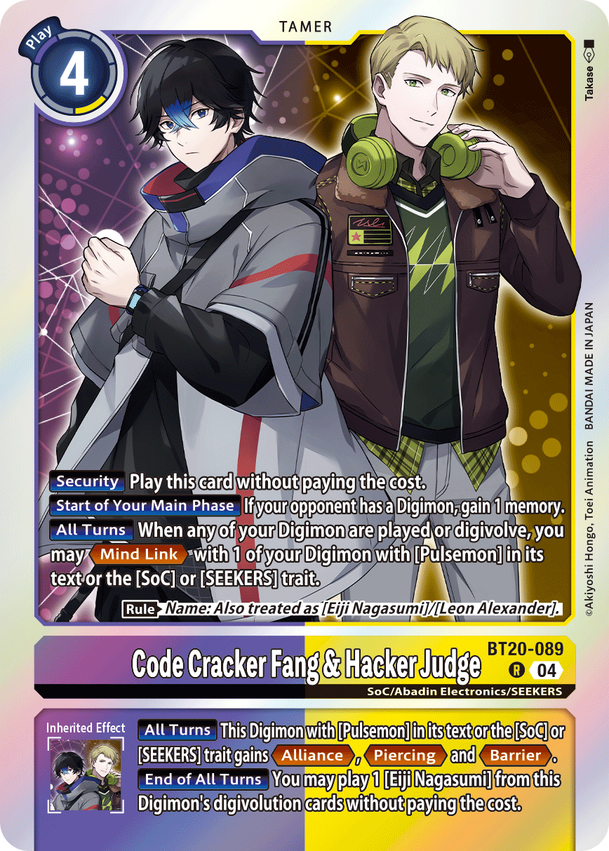 BT20-089Code Cracker Fang & Hacker Judge