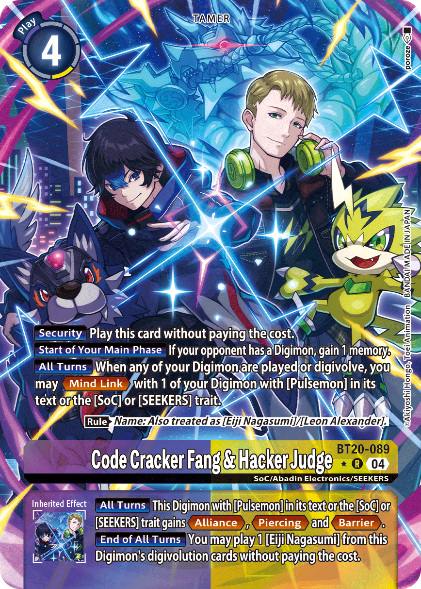 BT20-089Code Cracker Fang & Hacker Judge