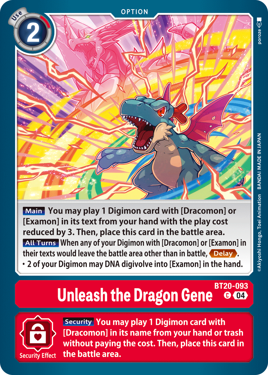 BT20-093Unleash the Dragon Gene