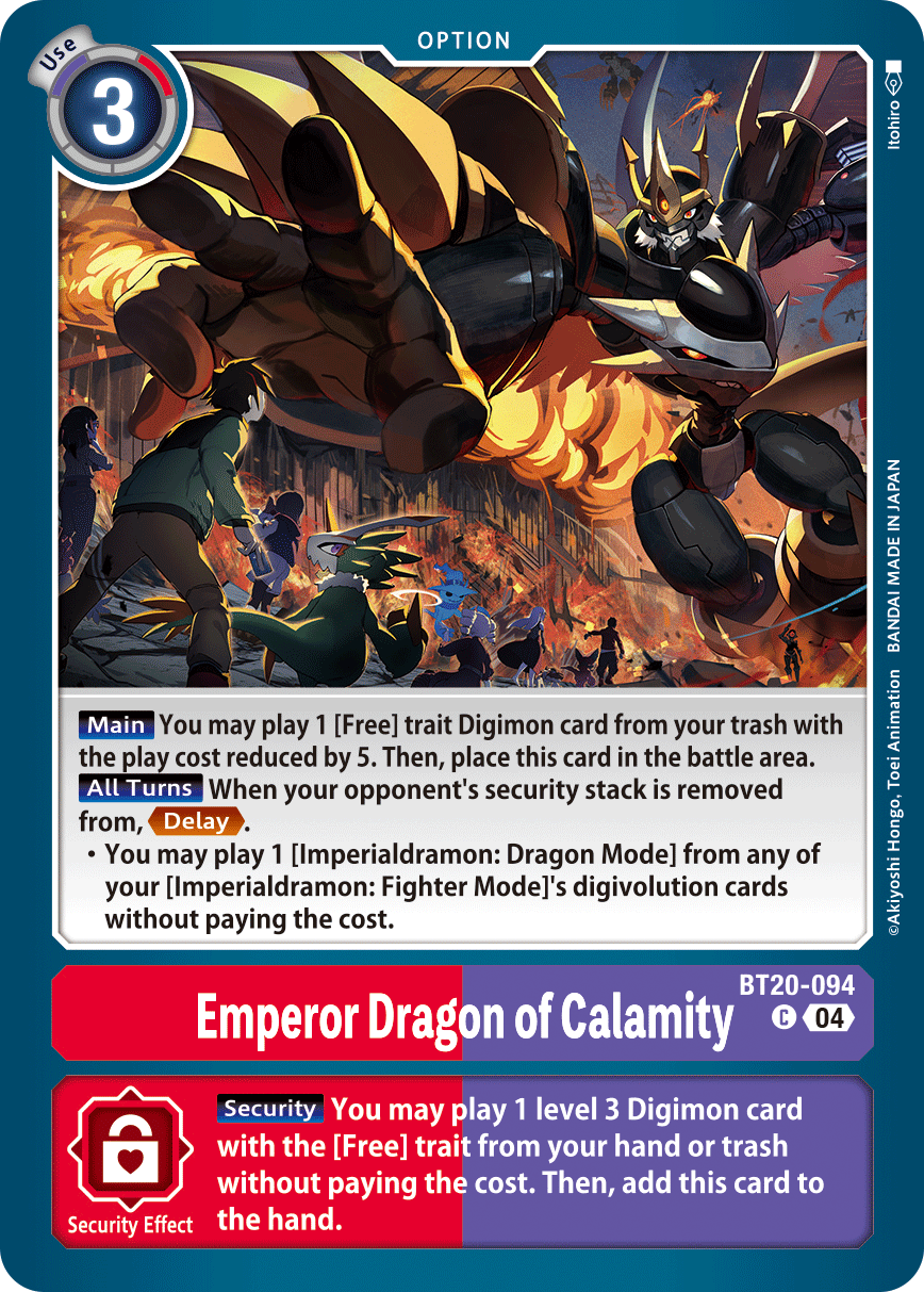 BT20-094Emperor Dragon of Calamity