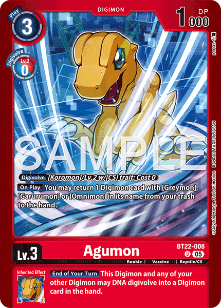 BT22-008Agumon