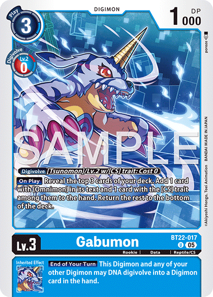 BT22-017Gabumon