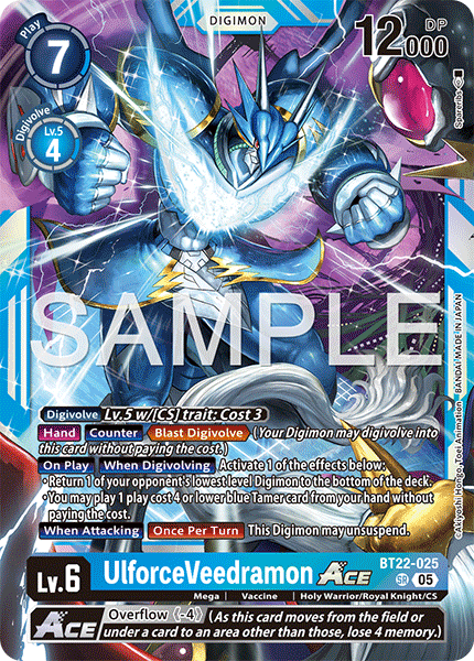 BT22-025UlforceVeedramon ACE