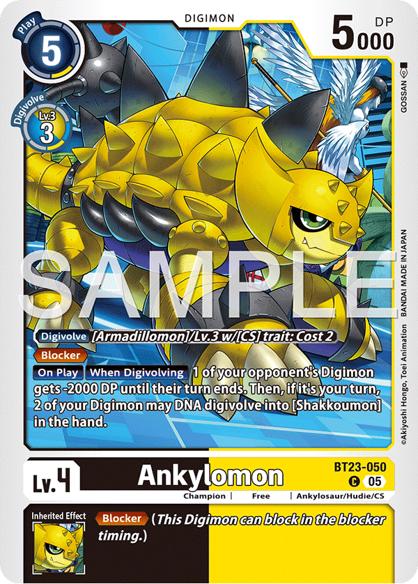 BT23-050Ankylomon