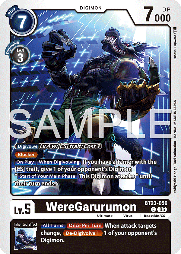 BT23-056WereGarurumon