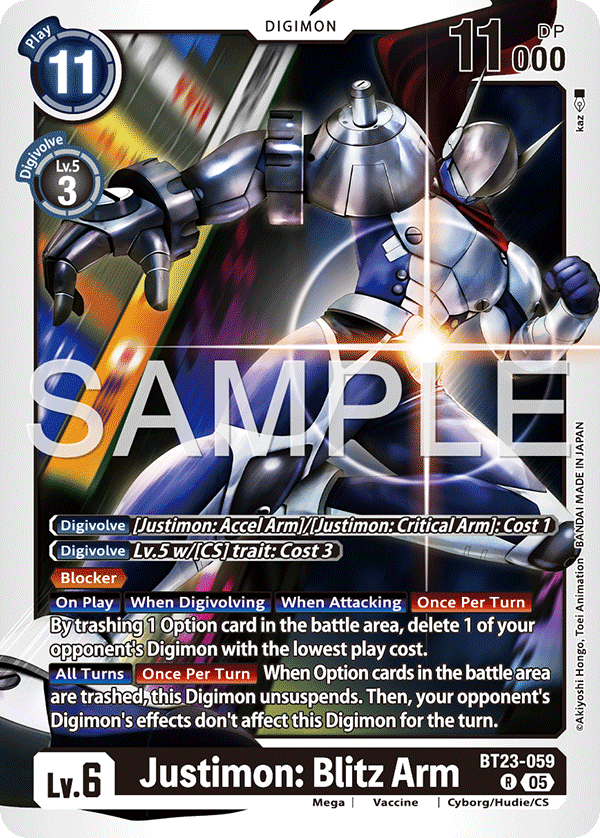 BT23-059Justimon: Blitz Arm
