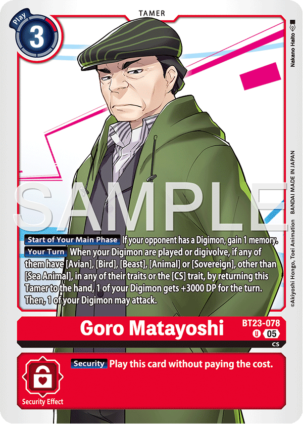 BT23-078Goro Matayoshi