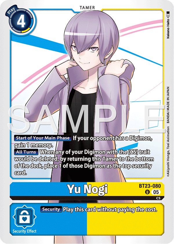 BT23-080Yu Nogi