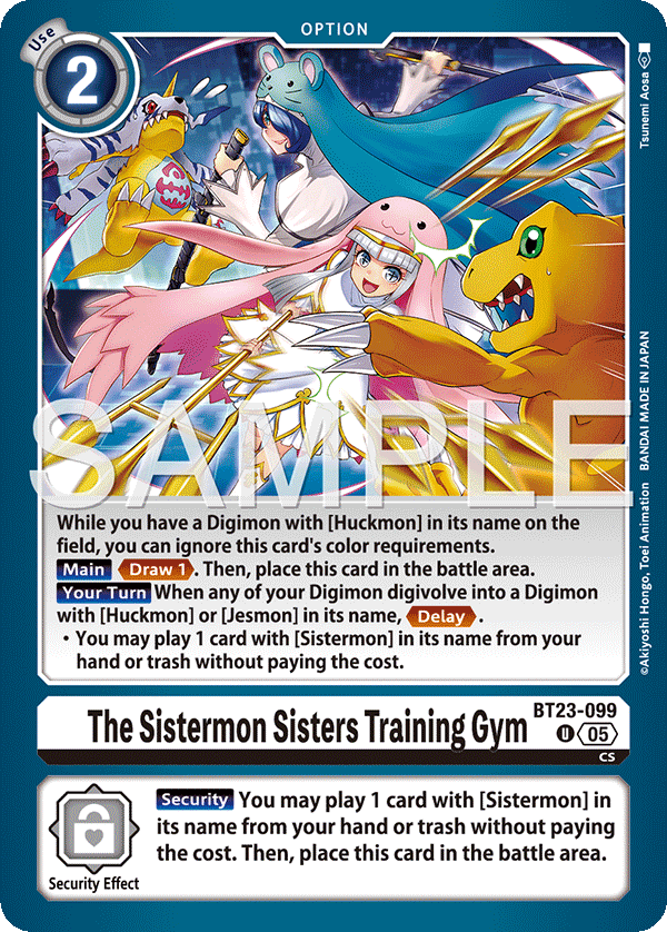 BT23-099The Sistermon Sisters Training Gym