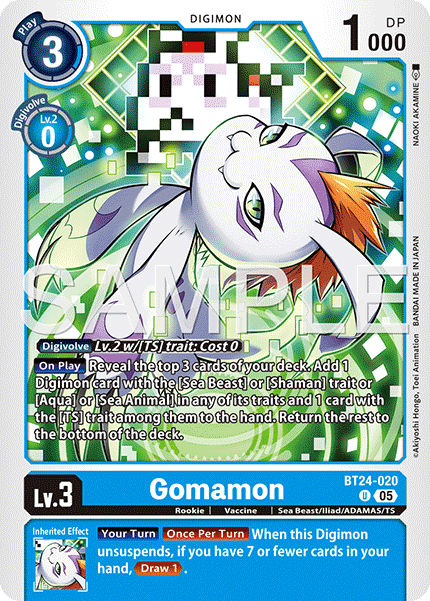 BT24-020Gomamon