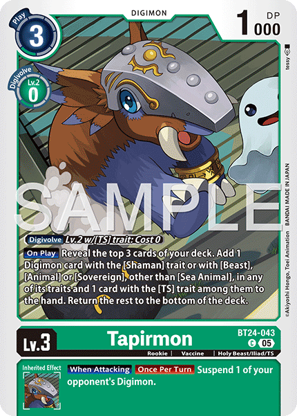 BT24-043Tapirmon