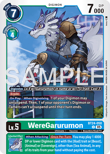 BT24-050WereGarurumon