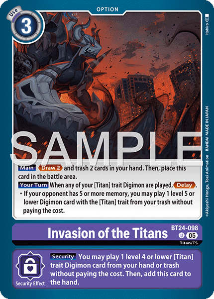 BT24-098Invasion of the Titans