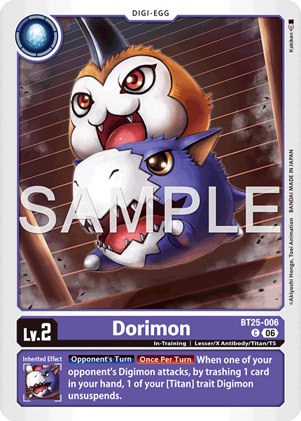 BT25-006Dorimon