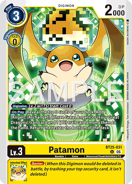 BT25-031Patamon
