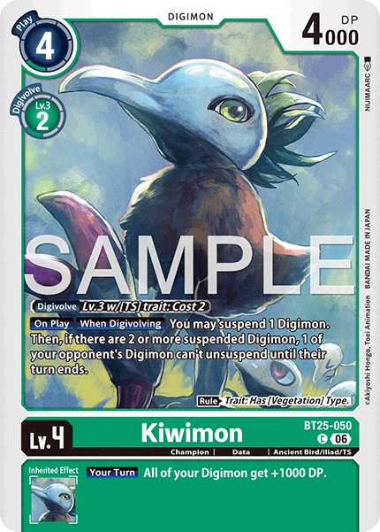 BT25-050Kiwimon