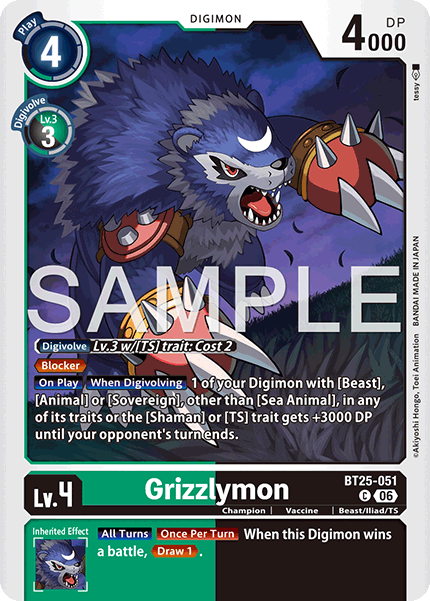 BT25-051Grizzlymon