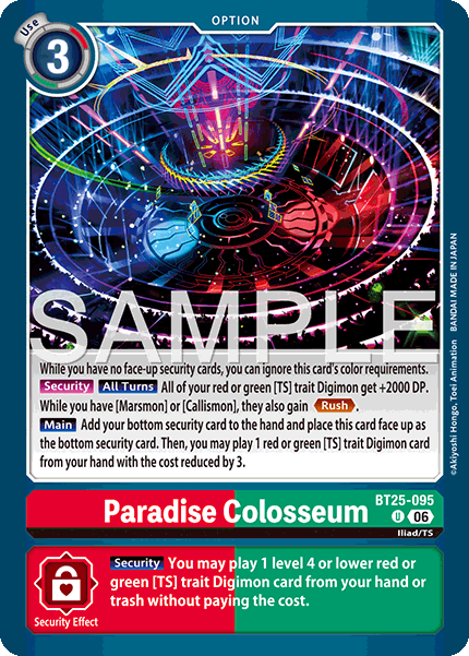 BT25-095Paradise Colosseum