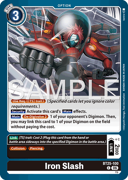 BT25-100Iron Slash