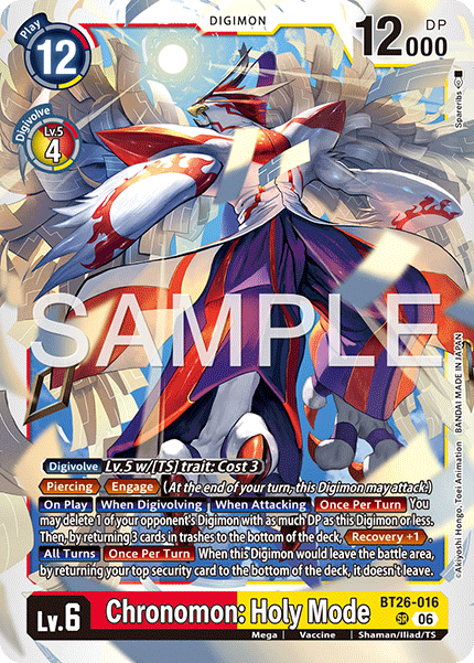BT26-016Chronomon: Holy Mode