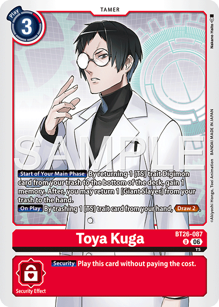 BT26-087Toya Kuga