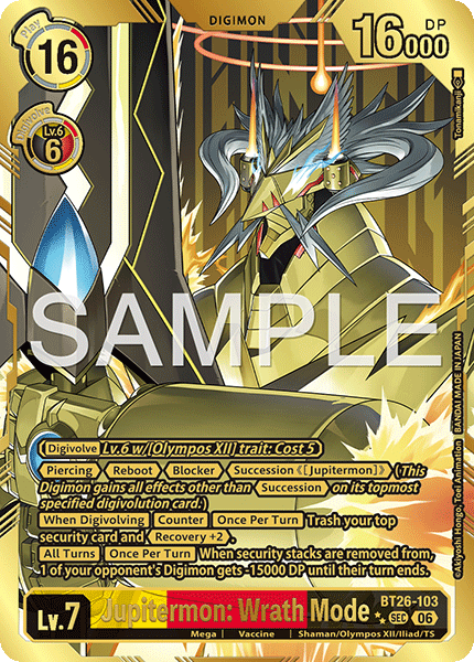 BT26-103Jupitermon: Wrath Mode
