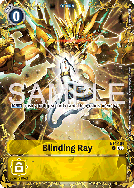 BT4-104Blinding Ray