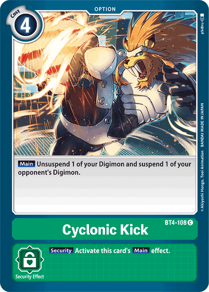 BT4-108Cyclonic Kick