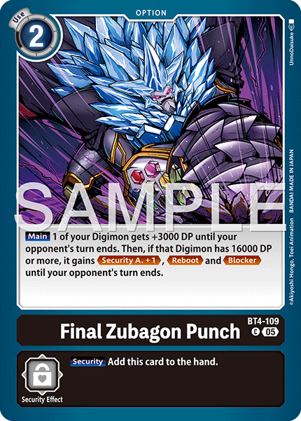 BT4-109Final Zubagon Punch