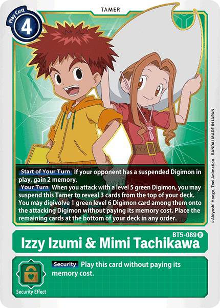 BT5-089Izzy Izumi & Mimi Tachikawa