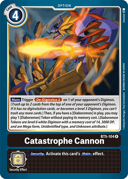 BT5-104Catastrophe Cannon