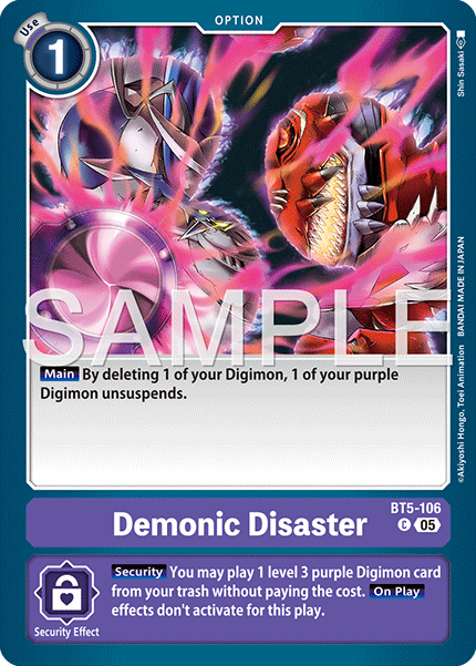 BT5-106Demonic Disaster
