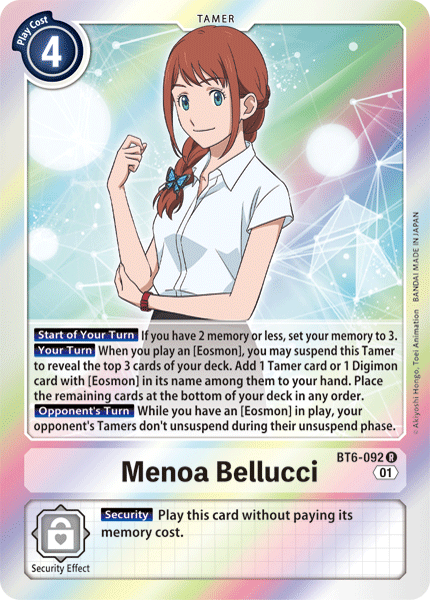 BT6-092Menoa Bellucci