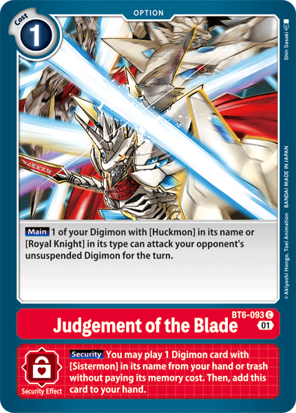 BT6-093Judgement of the Blade