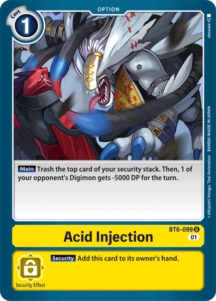 BT6-099Acid Injection
