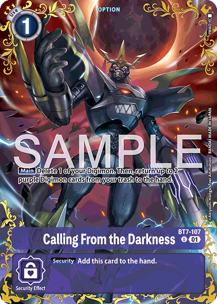 BT7-107Calling From the Darkness