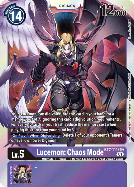 BT7-111Lucemon: Chaos Mode