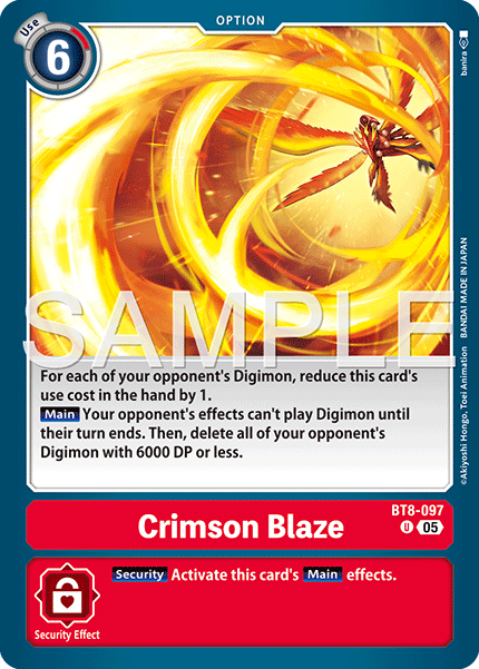 BT8-097Crimson Blaze