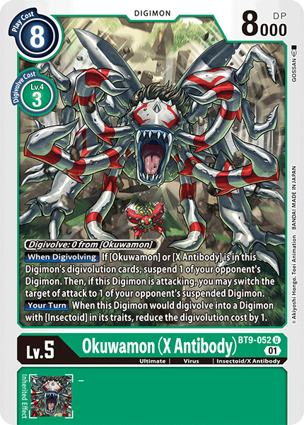 BT9-052Okuwamon (X Antibody)