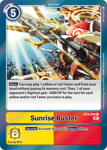 BT9-099 Sunrise Buster