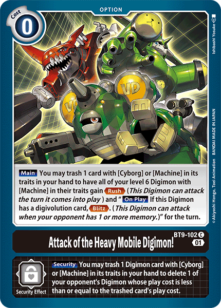 BT9-102Attack of the Heavy Mobile Digimon!