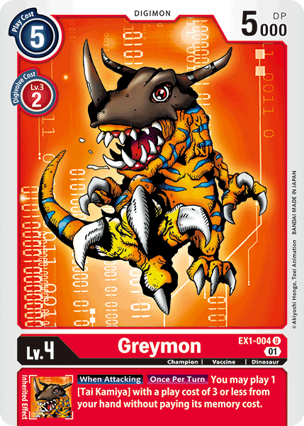 Digimon Card Game Imperialdramon Dragon Mode EX01-022 SR Classic Collection