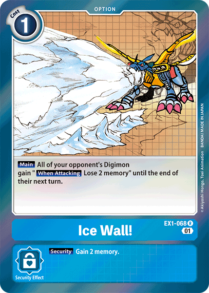 EX1-068 Ice Wall!