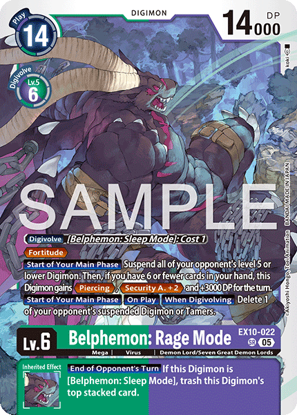 EX10-022Belphemon: Rage Mode