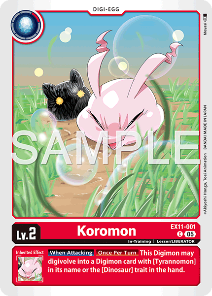 EX11-001Koromon