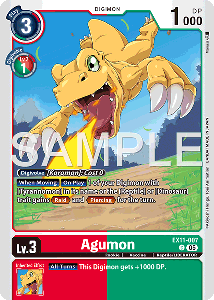 EX11-007Agumon