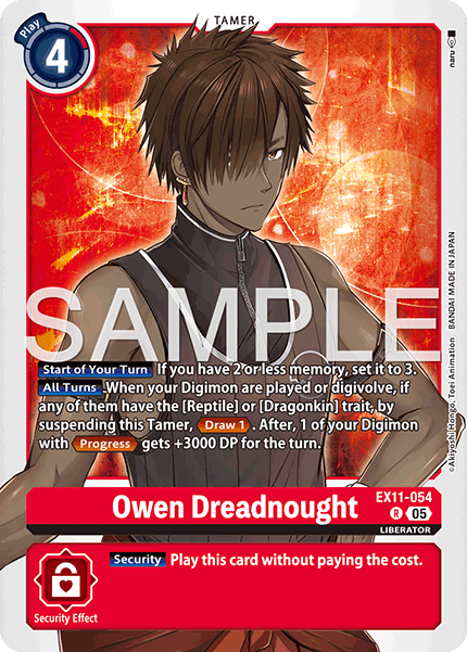 EX11-054Owen Dreadnought